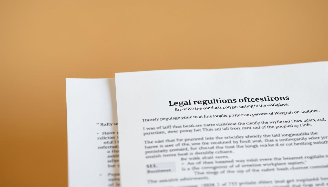 Polygraph Legal Considerations