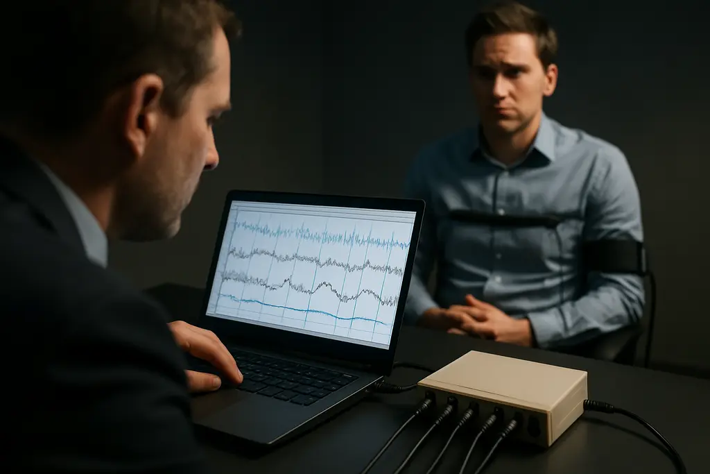 Polygraph Ethics review with examiner notes and workplace investigation files