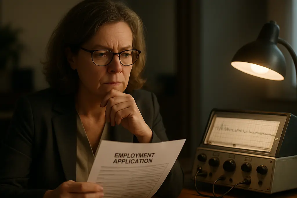 Polygraph Limitations discussion in a quiet employment compliance meeting